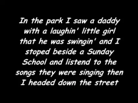 Download MP3 Sunday Morning Coming Down Johnny Cash Lyrics