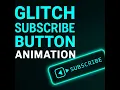 Gitch Style Subscribe Button Animation Using HTML CSS JavaScript Subscribe Button Tutorial