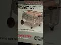 Review on Harbor Freights generator wheel kit