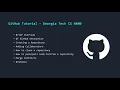Georgia Tech CS4400 GitHub Tutorial