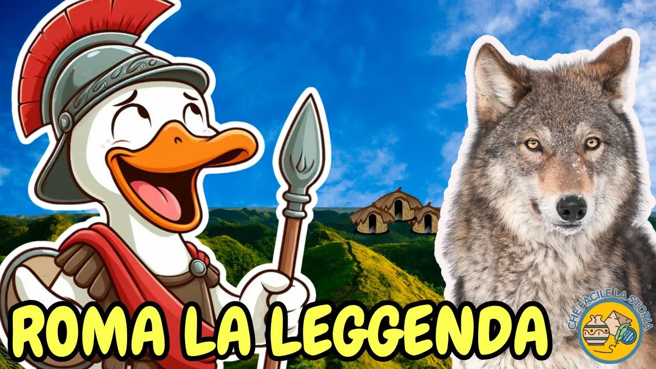 I ROMANI | NASCITA DI ROMA | LA LEGGENDA DI ROMOLO E REMO | VIDEO EDUCATIVO PER LA SCUOLA PRIMARIA