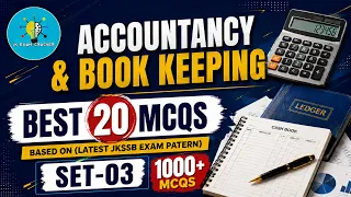 Accounting MCQs || 1000+ mcqs Part-03 || JKSSB FAA 2026 || Latest Pattern Based || By Ishani Khorana
