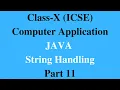 JAVA String Handling Part 11 Alphabetic Pattern