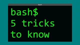 5 bash tricks to make you a cooler programmer