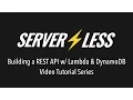 Setup - Building a Rest API using DynamoDB