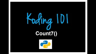 Coding Exercises for Beginners Count7