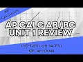 AP Calculus Unit 1 FULL REVIEW Limits and Continuity