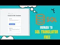 Learn How to Convert Natural Language Queries into SQL Code with ease 100 Free and Open Source