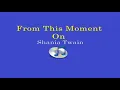 From This Moment On (Lyrics Video) - Shania Twain