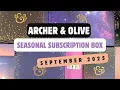 Download Lagu Full Reveal! Archer \u0026 Olive Quarterly Subscription Box | September 2025