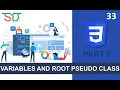 WEB DEVELOPMENT CSS VARIABLES AND ROOT PSEUDO CLASS CLASS 33 CSS SHAN DEVELOPERS