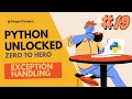 Exception Handling in Python Try Except and Multiple Exceptions