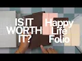 Is It Worth It The NEW Happy Planner Happy Life Folio