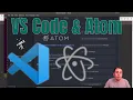 Environment Setup 5 Install Visual Studio Code and Atom using installer packages and dpkg