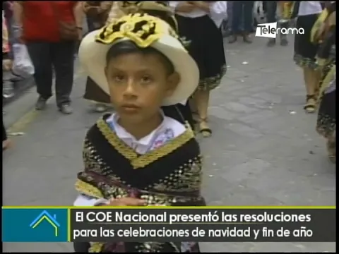 El COE Nacional presentó las resoluciones para celebraciones de navidad y fin de año