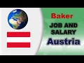 Baker Job and Salary in Austria - Jobs and Wages in Austria