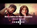 Lagu Noor e Jahan aur Noor e Mohabbat (slowed + reverb) Ishq murshid song!! Tera mera hai pyar amar!!