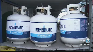 How to properly store a propane tank