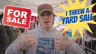 They bought the clothes off my back!!! / Vinnie's Yard Sale