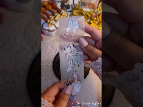 ASMR Decorating ATC card 🌱 Spring Time #asmr #atc #journalcard #alteredcard