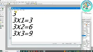 visual basic program to display multiplication table in vb6 0