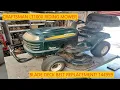 Craftsman LT1000 Riding Mower Blade Deck Belt Replacement