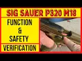 Sig Sauer P320 M18 Function Safety Verification Checks