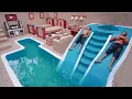 Download Lagu Hard Work to Build Underground House with Private Underground Living King Room and Swimming Pool