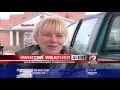 Snow falls in Georgetown Ohio
