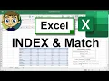 Excel INDEX and MATCH