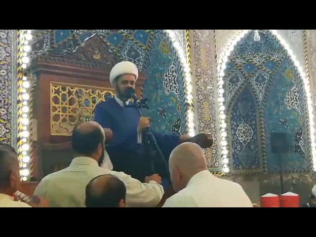 ⁣شاهد الشيخ سلام العسكري في الصحن العباسي المطهر