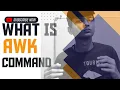 What is AWK command in simple and easy words
