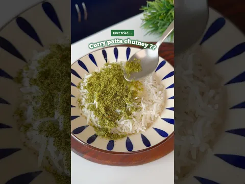 Curry Patta Chutney  #youtubeshorts #viral