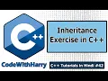 Exercise on C Inheritance C Tutorials for Beginners