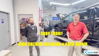 Collision Repair Facility Tour with KaizenHub High Caliber Auto Collision Repair - Creston BC