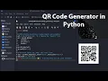 Coding ASMR QR Code Generator in Python Keyboard Sounds Tutorial
