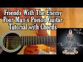 Download Lagu Poor Man's Poison - Friends With The Enemy // Guitar Tutorial with Chords, Lesson