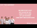 Is it the answer? (Reality Club)(Mucic Lyrics)