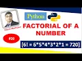 Python Program To Calculate Factorial Value