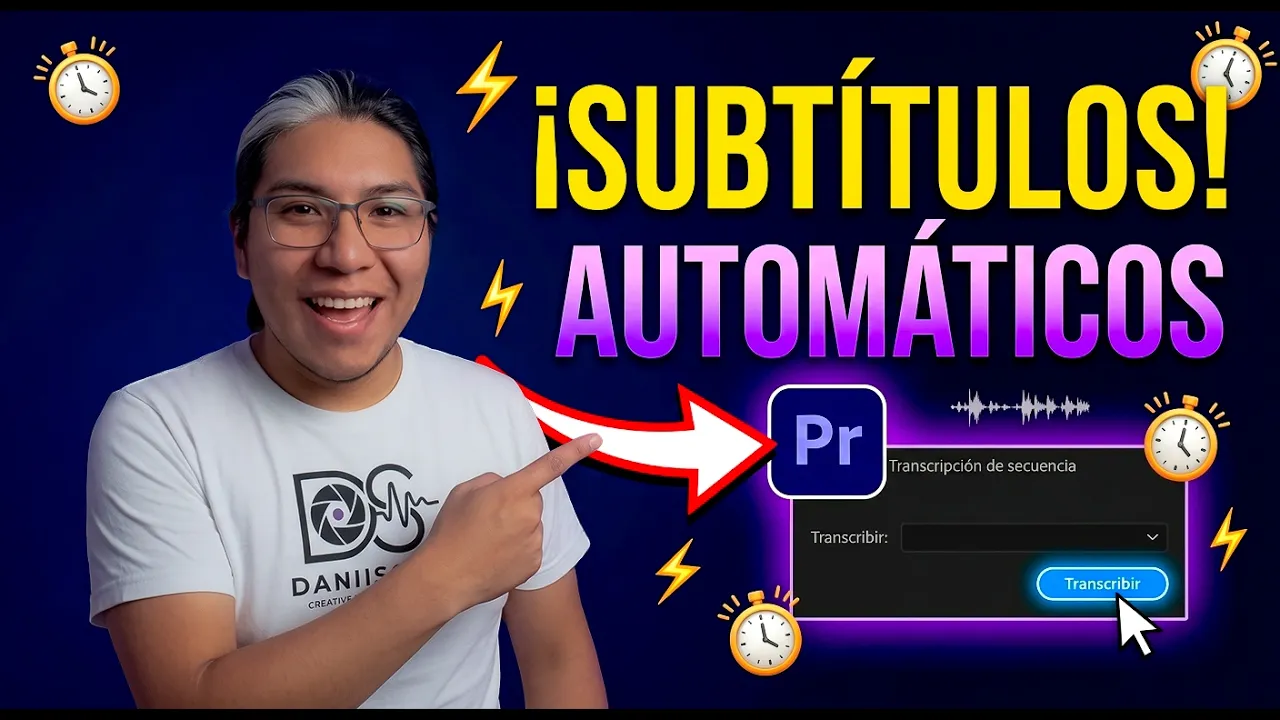 Cómo Poner SUBTÍTULOS AUTOMÁTICOS en Premiere Pro