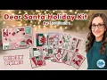 11 EASY Christmas Cards Unboxing Creating with Spellbinders Dear Santa Holiday Kit