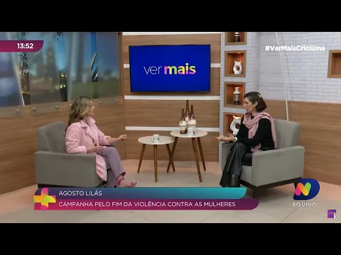 Agosto Lilás: delegada fala sobre a conscientização pelo fim da violência contra a mulher