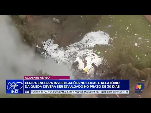 Acidente aéreo da Voepass: Cenipa conclui inspeção e relatório será liberado em 30 dias