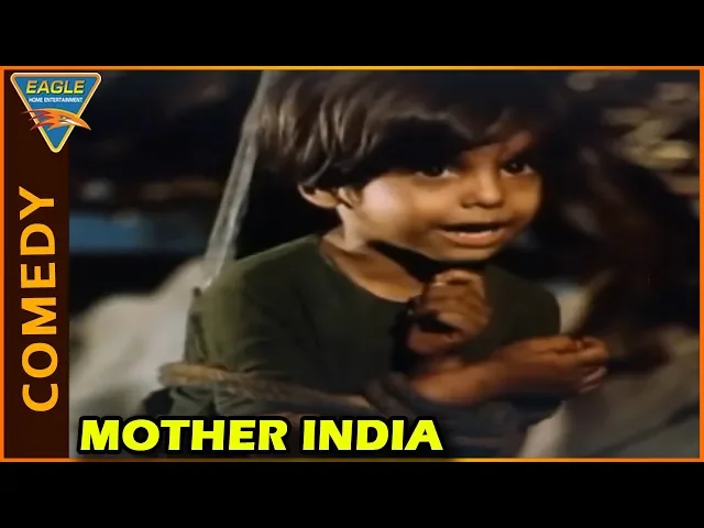 Mother India Movie | Sajid Khan Super Comedy Scene | Sunil Dutt | Rajendra Kumar | Nargis Dutt