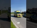 Lagu [Primeur] Trainingsvoertuig ZorgSaam Ambulance 19-519 Zeeland met sirene onderweg in Terneuzen