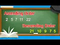 Ascending Order Descending Order Learn Math s Ascending Order and Descending Order Class 1 Maths