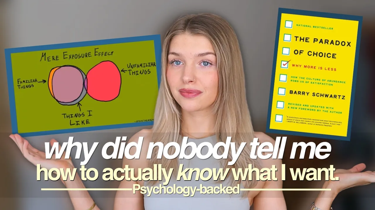 The Psychology of Not Knowing What You Want.: video thumbnail