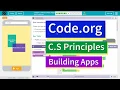 Multi-Screen Apps Lesson 2 8 Tutorial with Answers Code org CS Principles