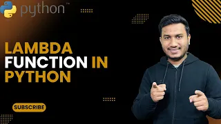 Lambda Function in Python The Complete Python Course Basic to Advance Python Tutorial