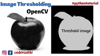 Image Thresholding using OpenCV Python Tutorial